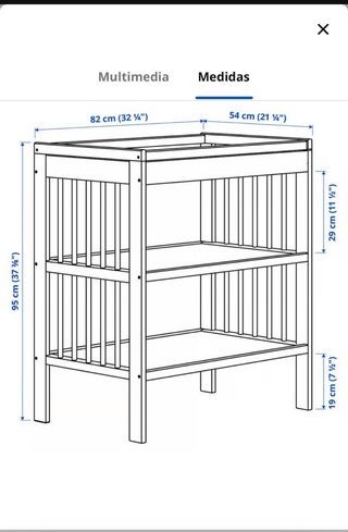 Cambiador Bebé IKEA