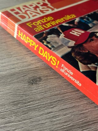 Libro Vintage Happy Days - Fonzie all'università