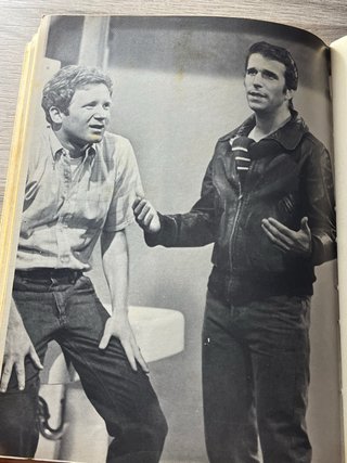 Libro Vintage Happy Days - Fonzie all'università
