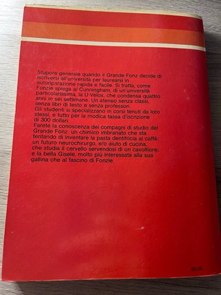 Libro Vintage Happy Days - Fonzie all'università