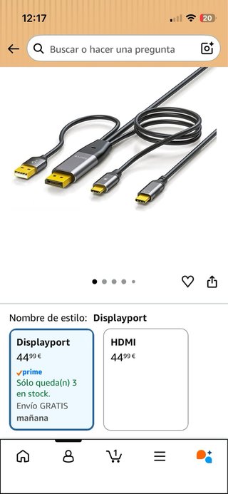 Gafas Xreal (Nreal) con pantalla virtual