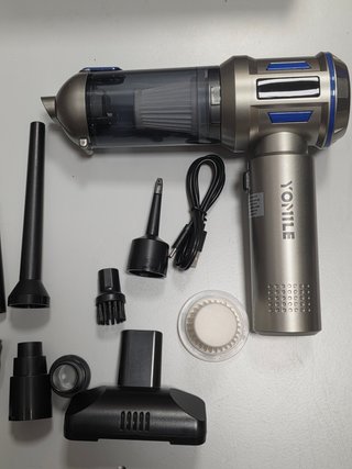 Aspirador de mano sin cable 27000PA, 135W y mochil