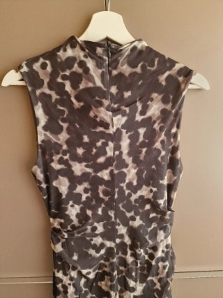 Vestido Mango Talla M Estampado Animal