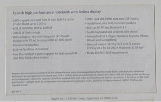 MacBook Pro 15 Retina Finales 2013
