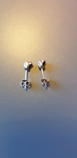 PLATA PENDIENTES CALAVERAS