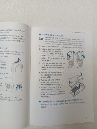 Manual Nokia 3220 + Pegatinas