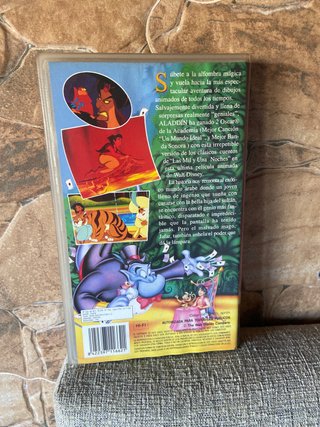 Pelicula VHS Aladdin (Español)