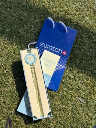 Swatch Royal Pop Blaue Acht x Audemars Piguet