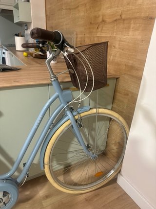 Bicicleta Urbana Clásica Azul