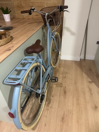 Bicicleta Urbana Clásica Azul