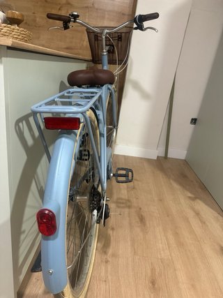 Bicicleta Urbana Clásica Azul