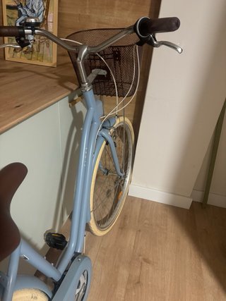 Bicicleta Urbana Clásica Azul