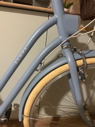 Bicicleta Urbana Clásica Azul