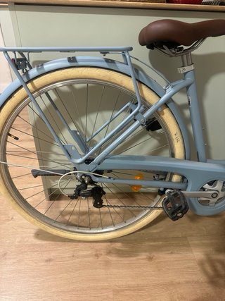 Bicicleta Urbana Clásica Azul