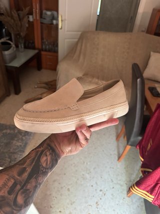 Mocasines Zara Beige