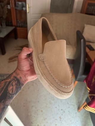 Mocasines Zara Beige