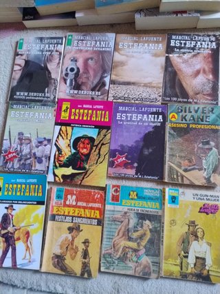 Lote 48 novelas Marcial Lafuente Estefanía – Oeste