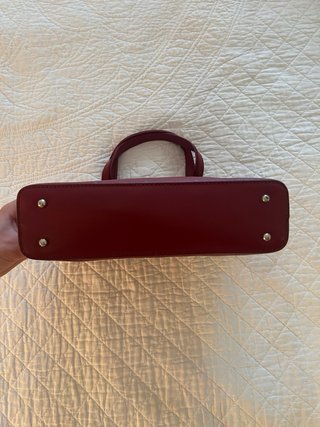 Bolso Rojo y Dorado Estampado