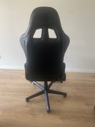 Silla Gaming Negra USB luces RGB