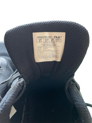 Zapatillas Fila Negras Talla 42.5