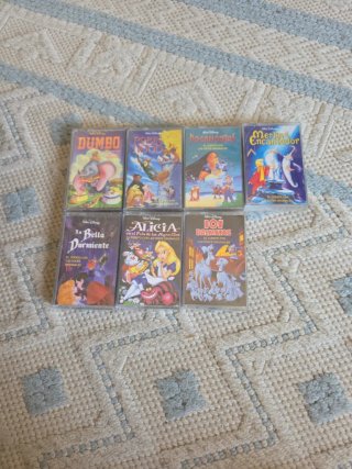 Lote 7 Cintas Cassette Disney Clásicos