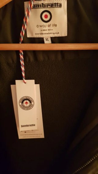 Chaqueta parka Lambretta verde