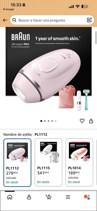 Depiladora Braun Silk-expert Mini IPL