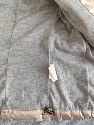 Chaqueta beige brillante mujer XXL