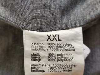 Chaqueta beige brillante mujer XXL