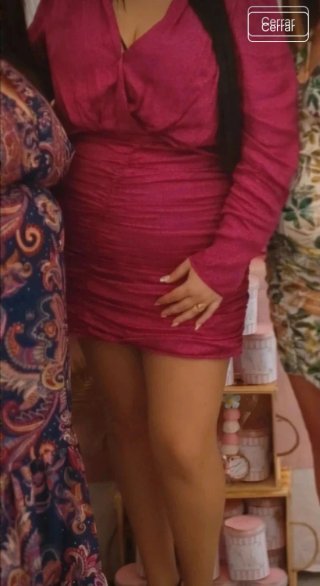 Vestido Zara Mujer Rosa Estampado