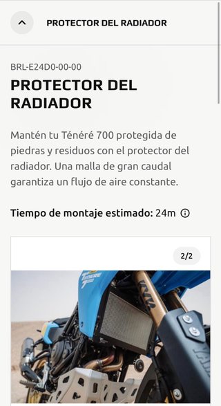 Protector Radiador Yamaha Tenere 700