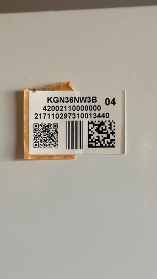 Frigorífico Combi Bosch KGN36NW3B No Frost