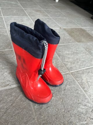 Stivaletti gomma rossi bimbo 23