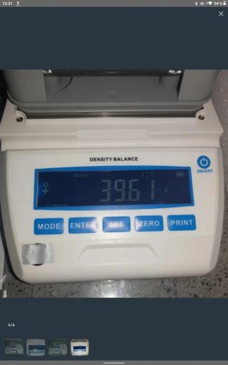 Densímetro Oro Plata Metales