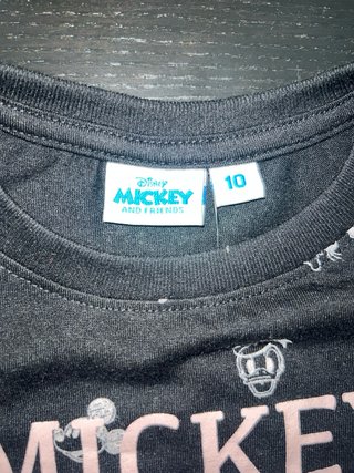 Crop Top Mickey Best Giggle Negro