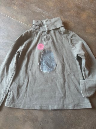 2 Camisetas cuello alto niña T.3 años