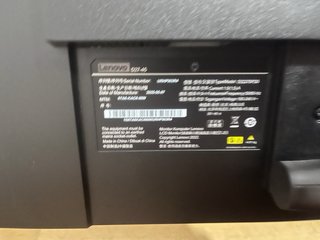 Pantalla Lenovo 27 Negra