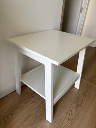 Mesa auxiliar Ikea Lunnarp blanca