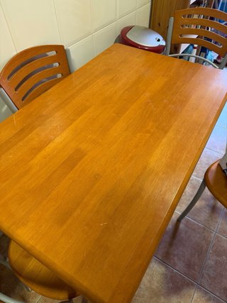 Sillas de comedor madera y metal