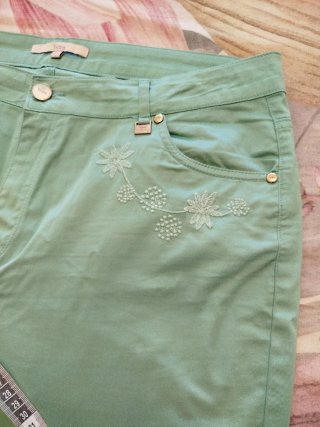 Pantalones Verdes Mujer Talla 44 Yera