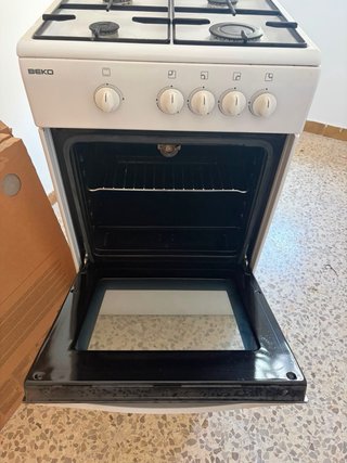 Horno de gas Beko blanco