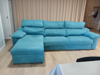 Sofá Cama Azul