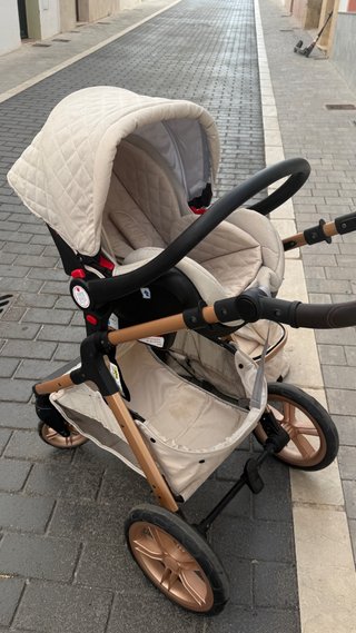Cochecito bebé 3 en 1: capazo, silla y portabebés