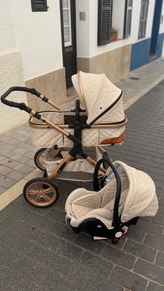 Cochecito bebé 3 en 1: capazo, silla y portabebés