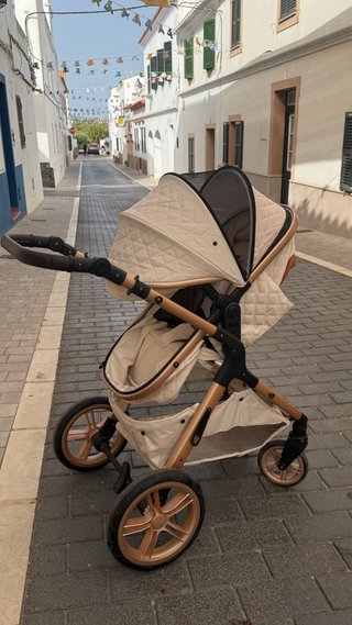 Cochecito bebé 3 en 1: capazo, silla y portabebés