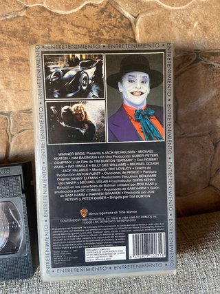 Película VHS Batman (1989) Español