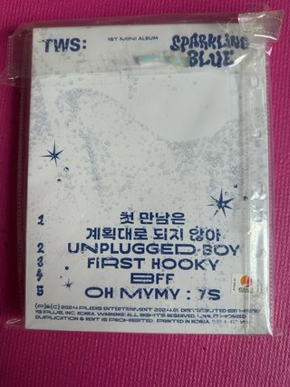 TWS Sparkling Blue Álbum Firmado