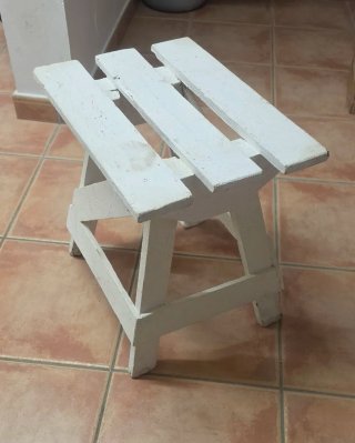 CABALLETE MOTO MADERA