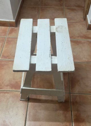 CABALLETE MOTO MADERA