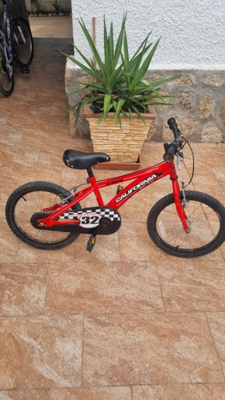Bicicleta Infantil California Roja
